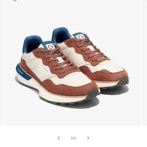 Cole Haan American sneakers C38471 for men in beige and camel - 9Msize Brand New